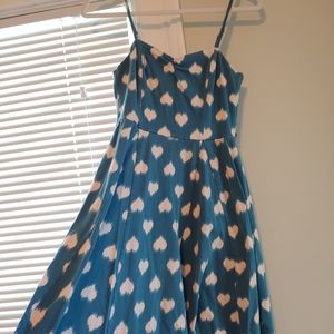 Summer dress with hearts